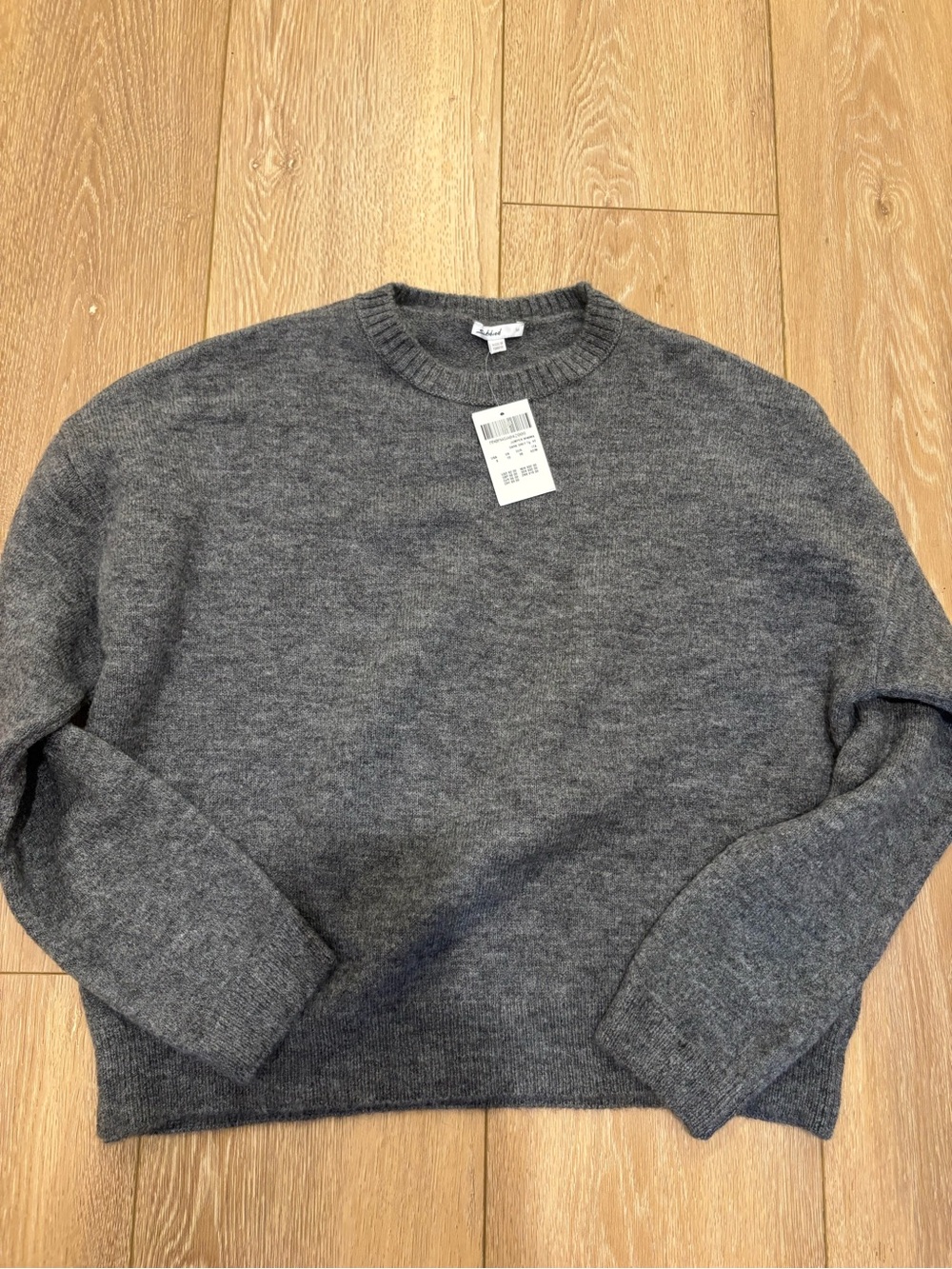 Womens Crewneck Sweater - Gray